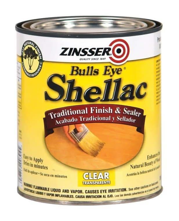 Zinsser 1 Qt. Clear Shellac Traditional Interior Finish And Sealer