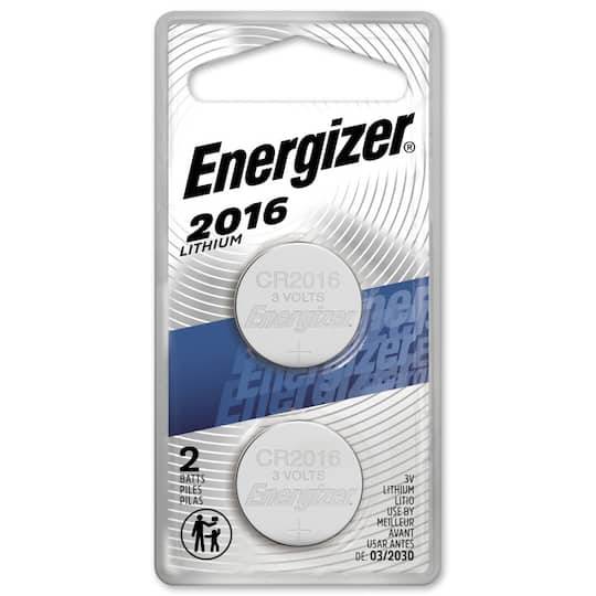 Energizer 2016 3V Lithium Batteries, 2Ct.