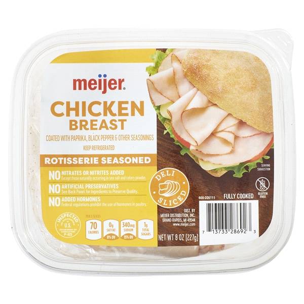 Meijer Thin Sliced Chicken Lunchmeat (8 oz)