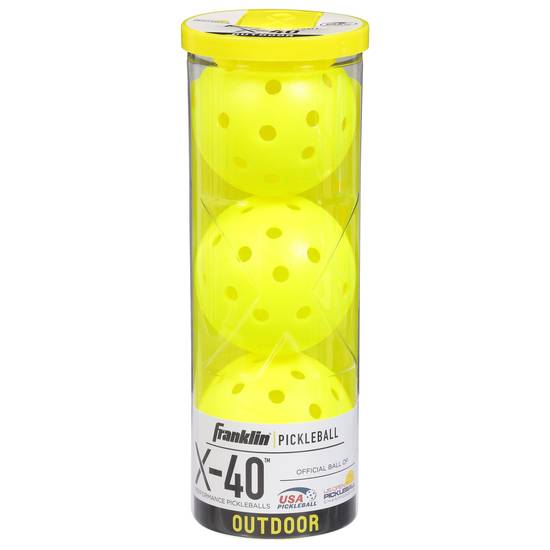 Franklin X-40 Outdoor Pickleball (yellow)