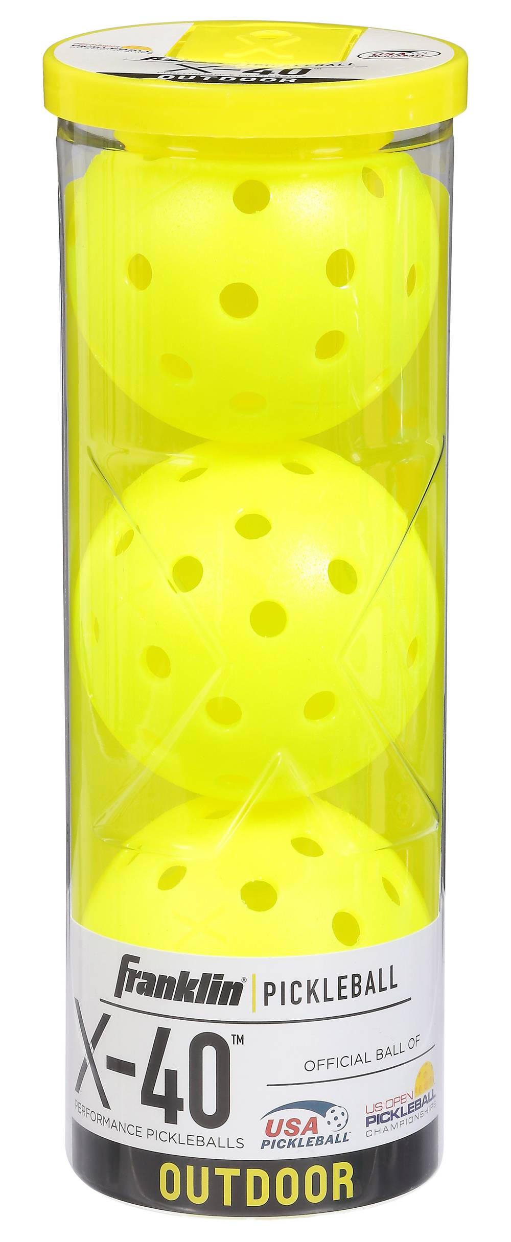 Franklin X-40 Outdoor Pickleball, Yellow