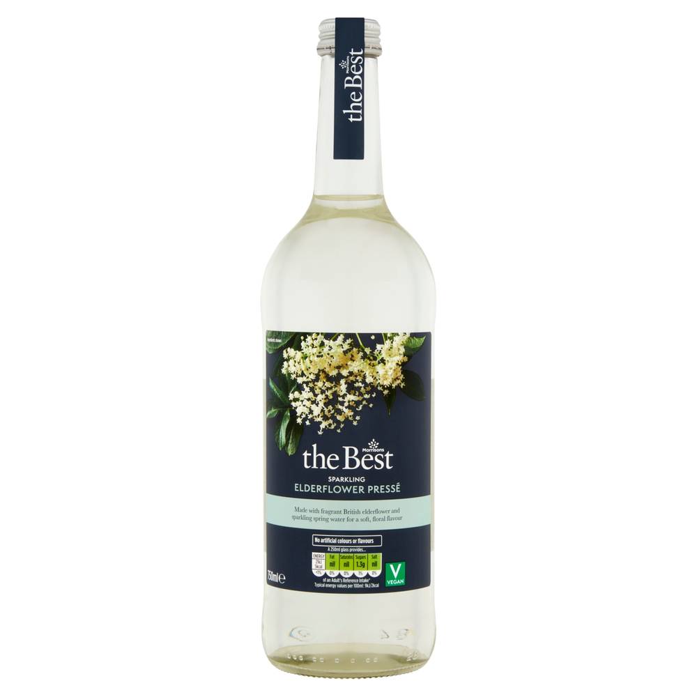 Morrisons The Best Sparkling Elderflower Pressé (750ml)