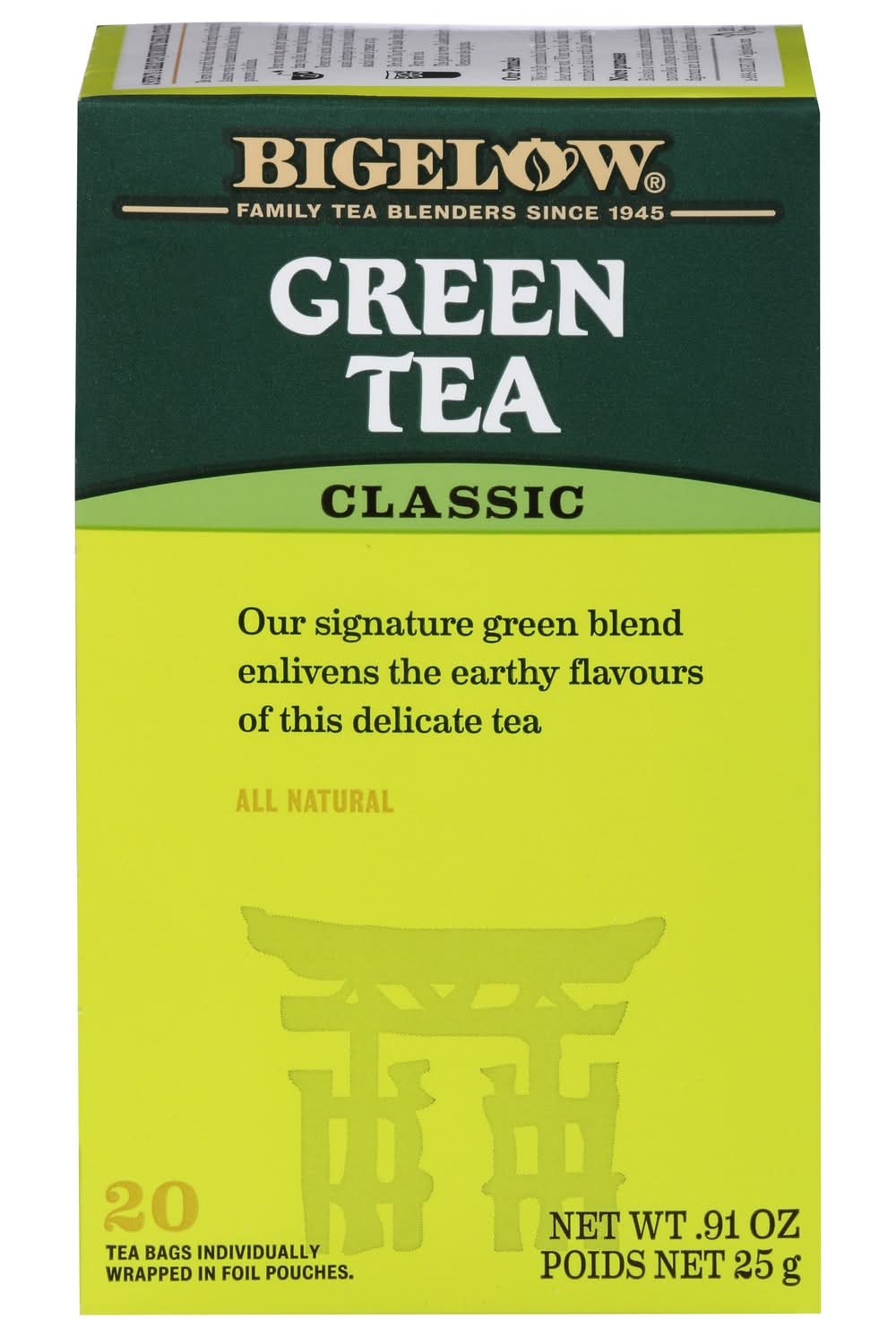 Bigelow Classic Green Tea Bags (0.91 oz, 20 ct)