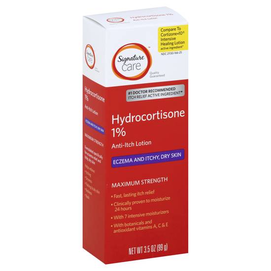 Signature Care Anti Itch Hydrocortisone Lotion (3.5 oz)