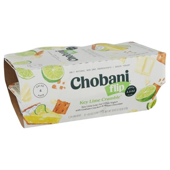 Chobani Flip Key Lime Crumble Greek Yogurt (4 ct)