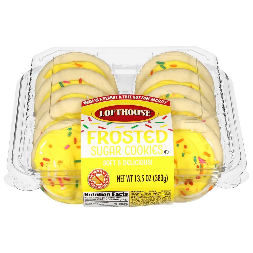 Lofthouse Yellow Frosted Sugar Cookies (13.5 oz)