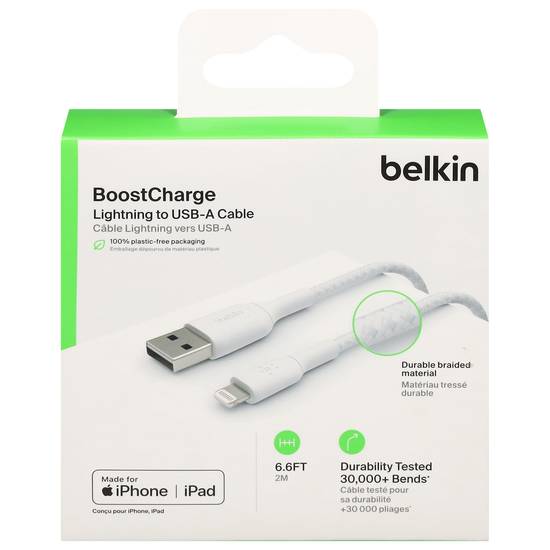 Belkin Lightning To Usb-A 6.6 Feet Cable