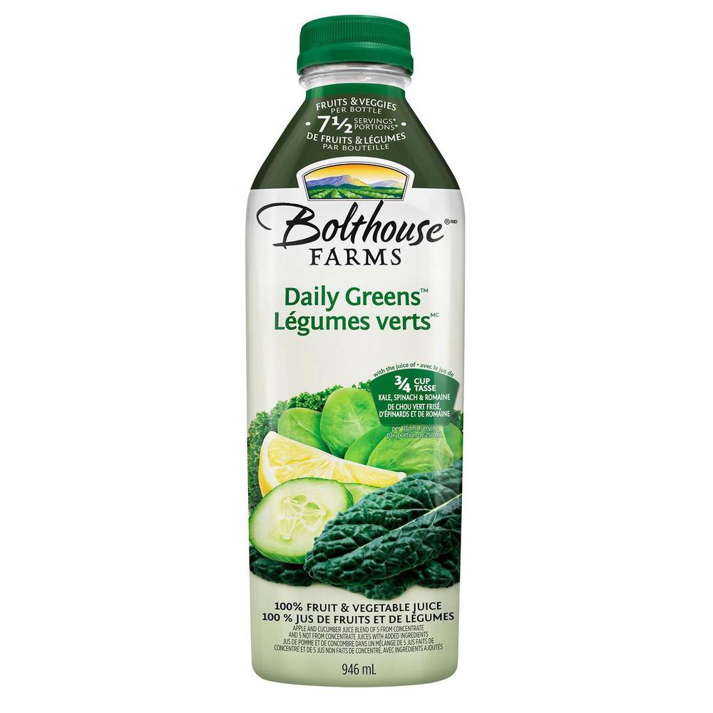 Bolthouse Farms Daily Greens Fruit & Vegetable Juice (946 ml)