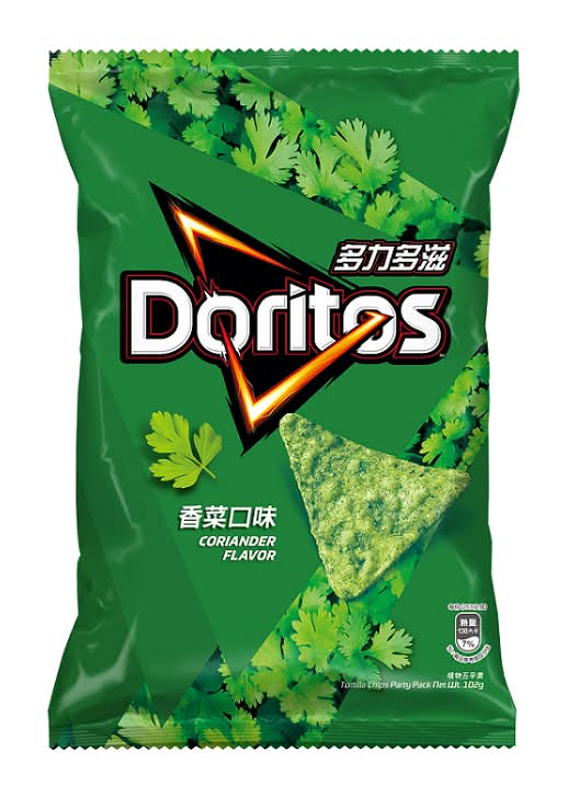 多力多滋香菜口味玉米片102g <102g克 x 1 x 1Bag包>
