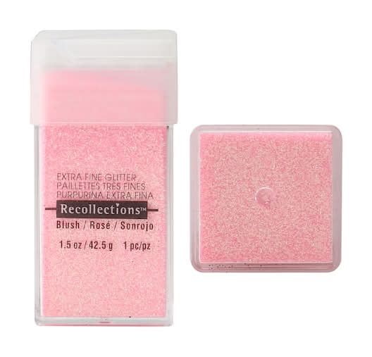 Recollections Extra Fine Glitter, Blush (1.5 oz)