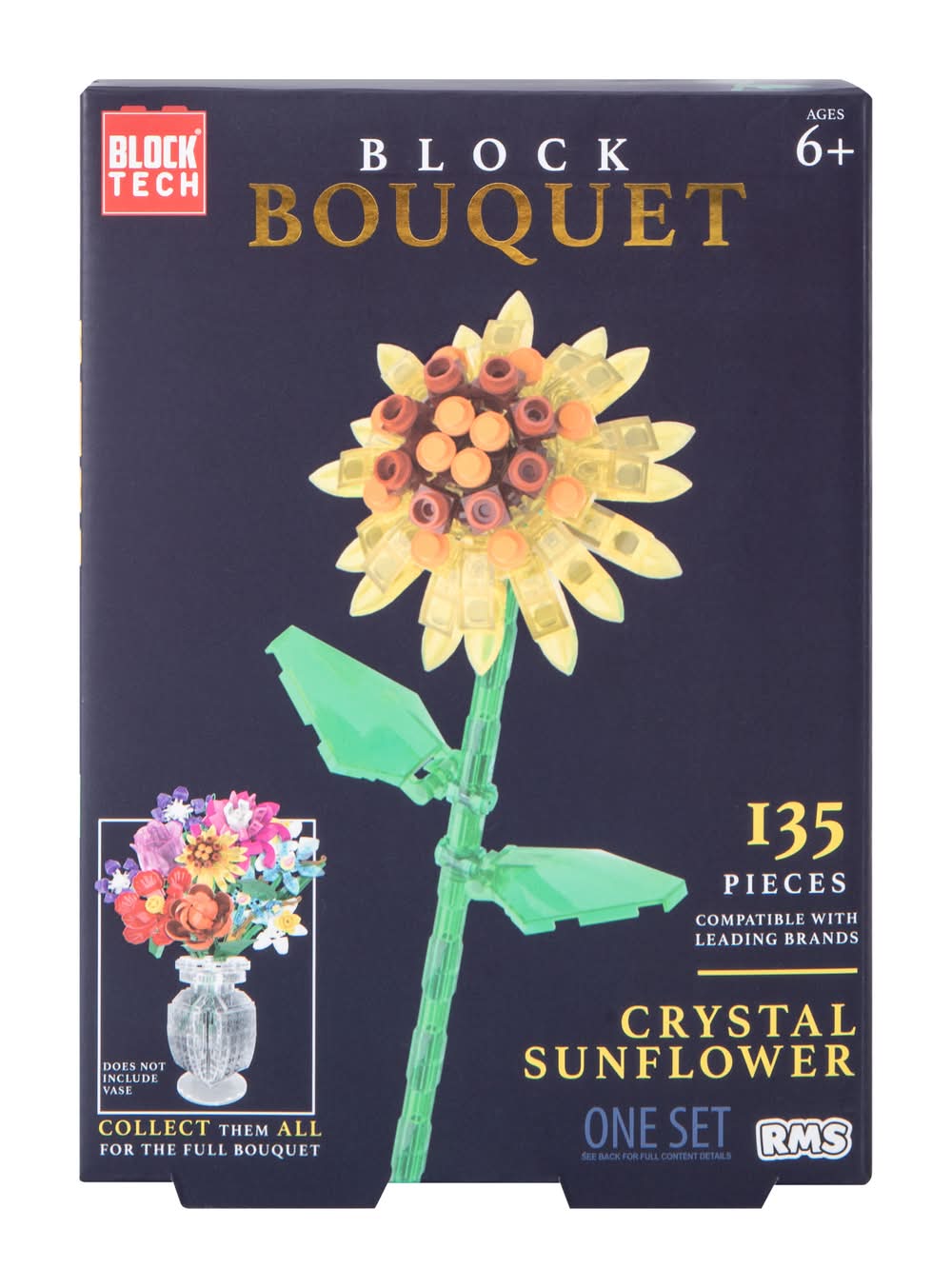 Block Tech™ Block Bouquet Set Crystal Sunflower