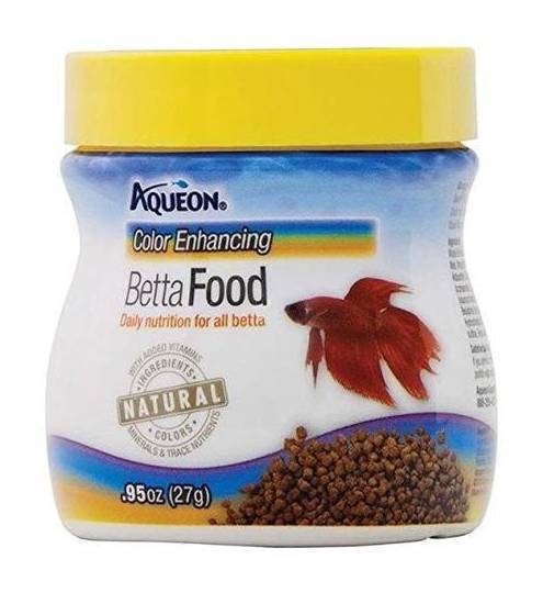 Aqueon Color Enhancing Pellets Betta Food (0.95 oz)