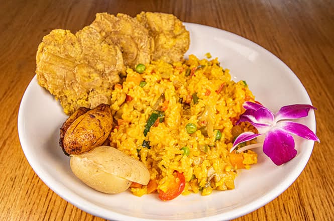 Paella vegetariana