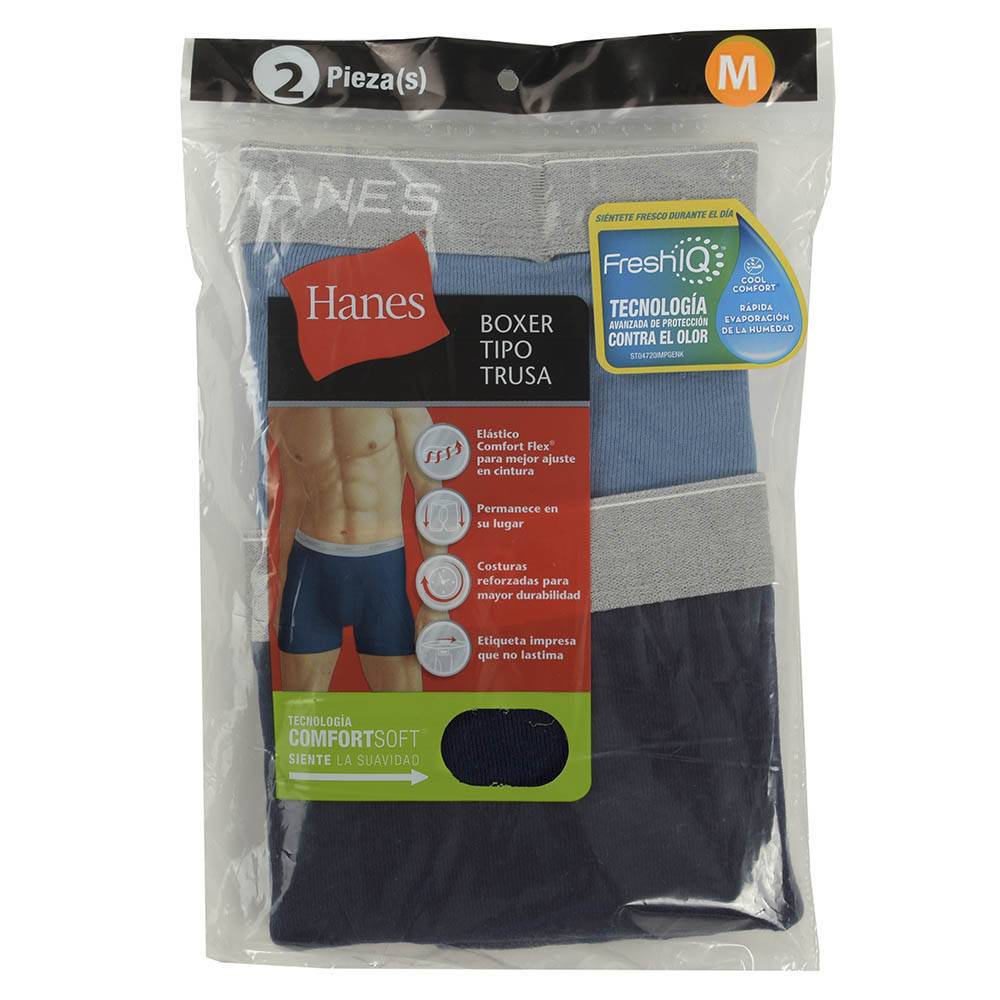 Hanes boxer brief marino/azul xg (1 paquete)