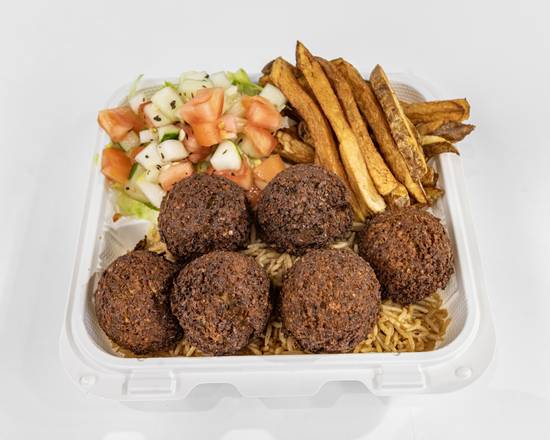 Falafel Over Rice