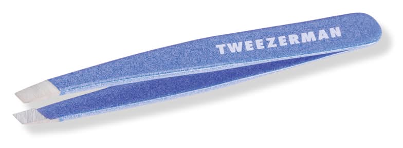 Tweezerman Mini Slant Tweezers Granite Sky