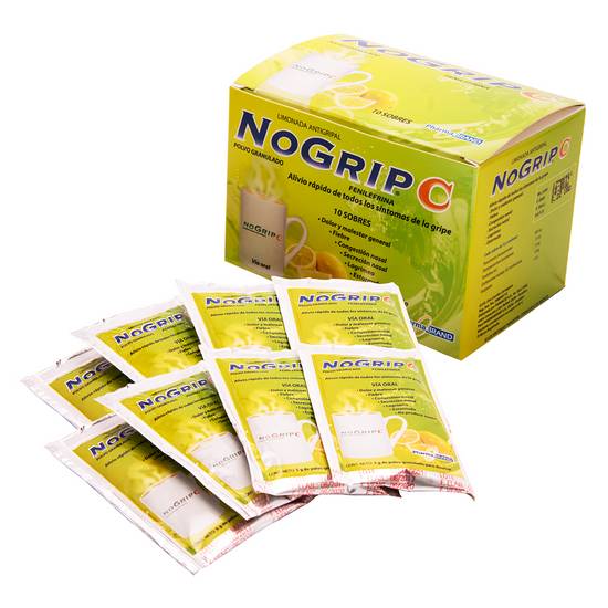 NOGRIP C POLVO LIMONADA SOB 5G CAJ*10