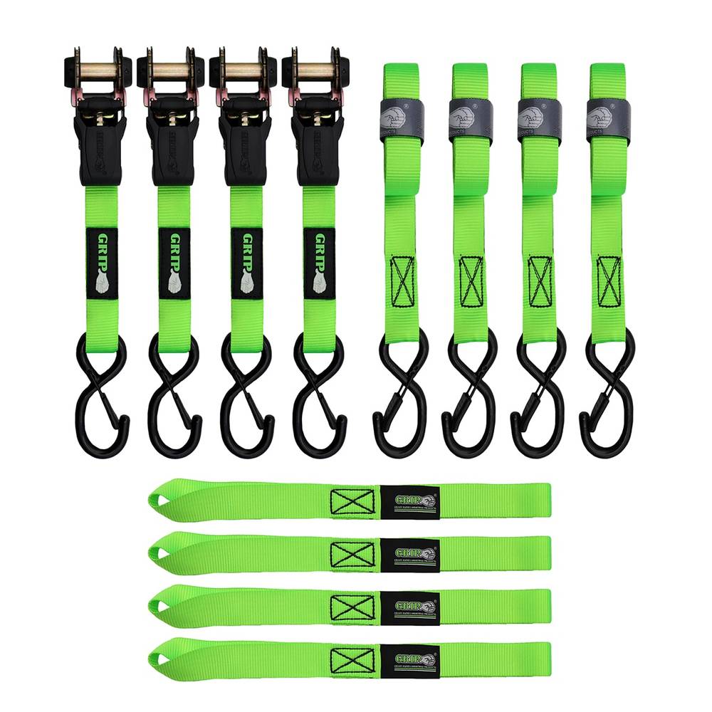 Grip-on Tools 15-in-Gauge Polymer Polyester Strap Steel To Steel (8-Pack) | 28654