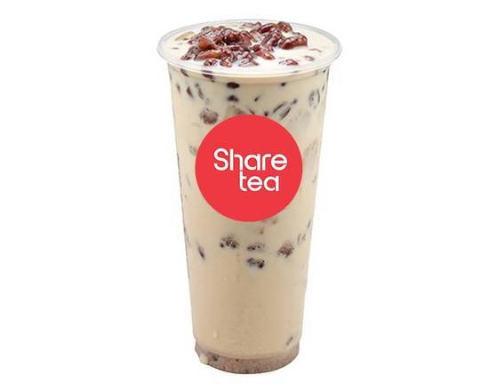 Red Bean and Pearl Milk Tea 