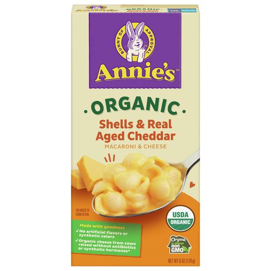 Annie's Organic Shells & Real Macaroni & Cheese (aged cheddar)