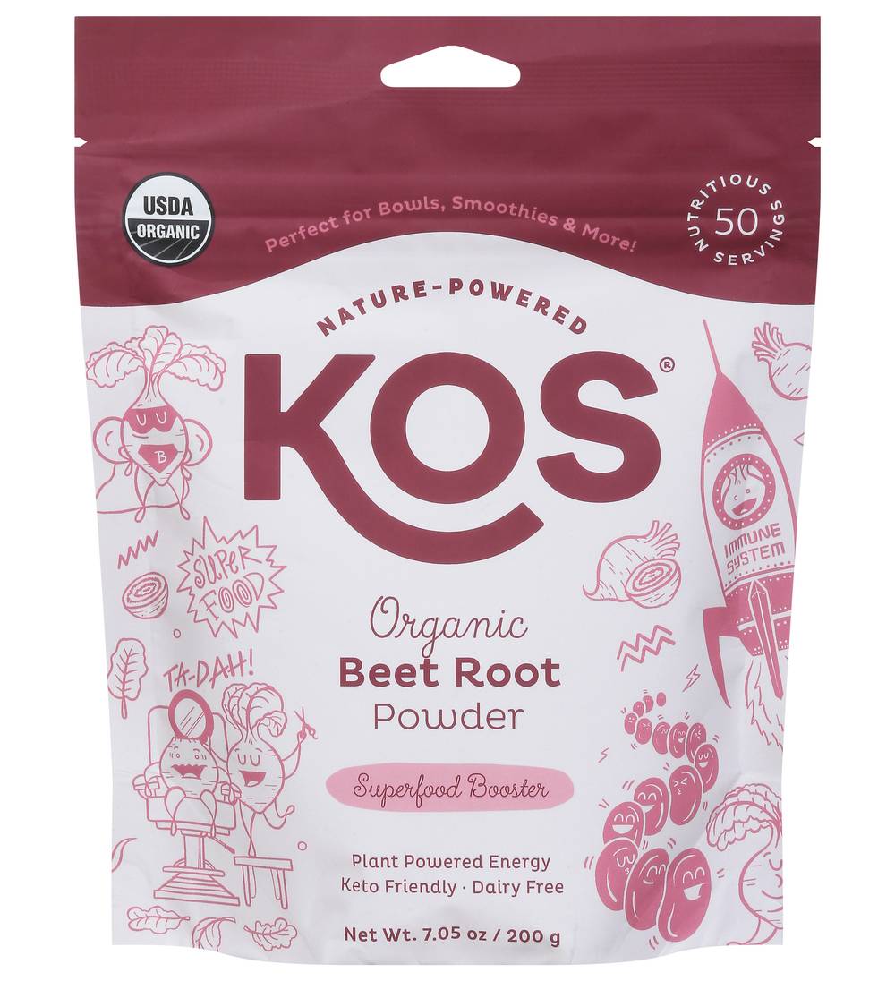 KOS Organic Beet Root Powder (7.05 fl oz)