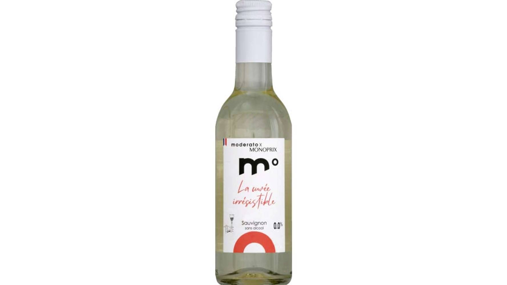 Monderato X Monoprix - Vin blanc sans alcool (250 ml) (sauvignon)
