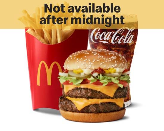 Double Quarter Pounder® with Cheese Deluxe Meal