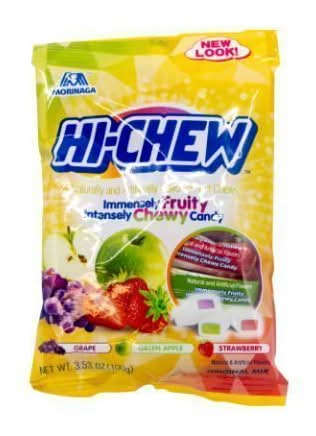 Morinaga Hi Chew Original Mix Fruity Chewy Candy, Assorted (3.53 oz)