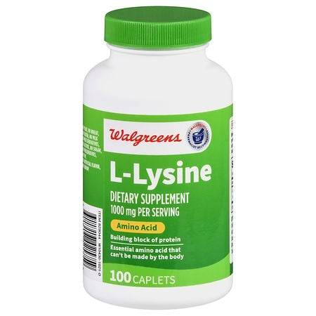 Walgreens L-Lysine 1000 mg Caplets (100 ct)