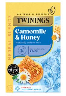 Twinings Camomile & Honey 20 Single Tea Bags 30g