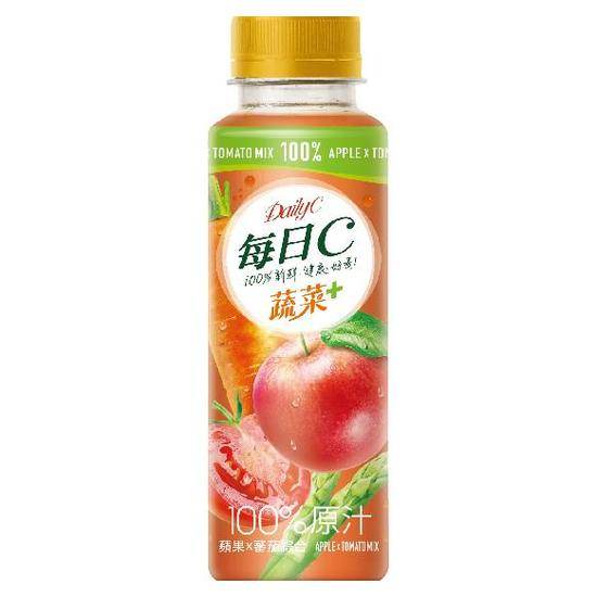 每日C100%蘋果蕃茄綜合果蔬汁310ml