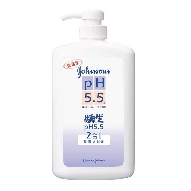 嬌生pH5.5 二合一潤膚沐浴乳1000ML