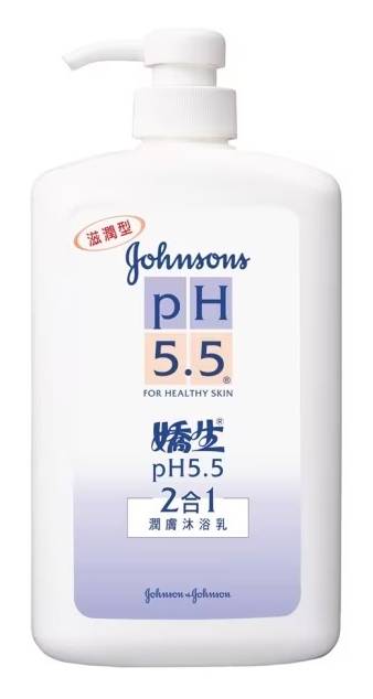 嬌生pH5.5 二合一潤膚沐浴乳1000ML