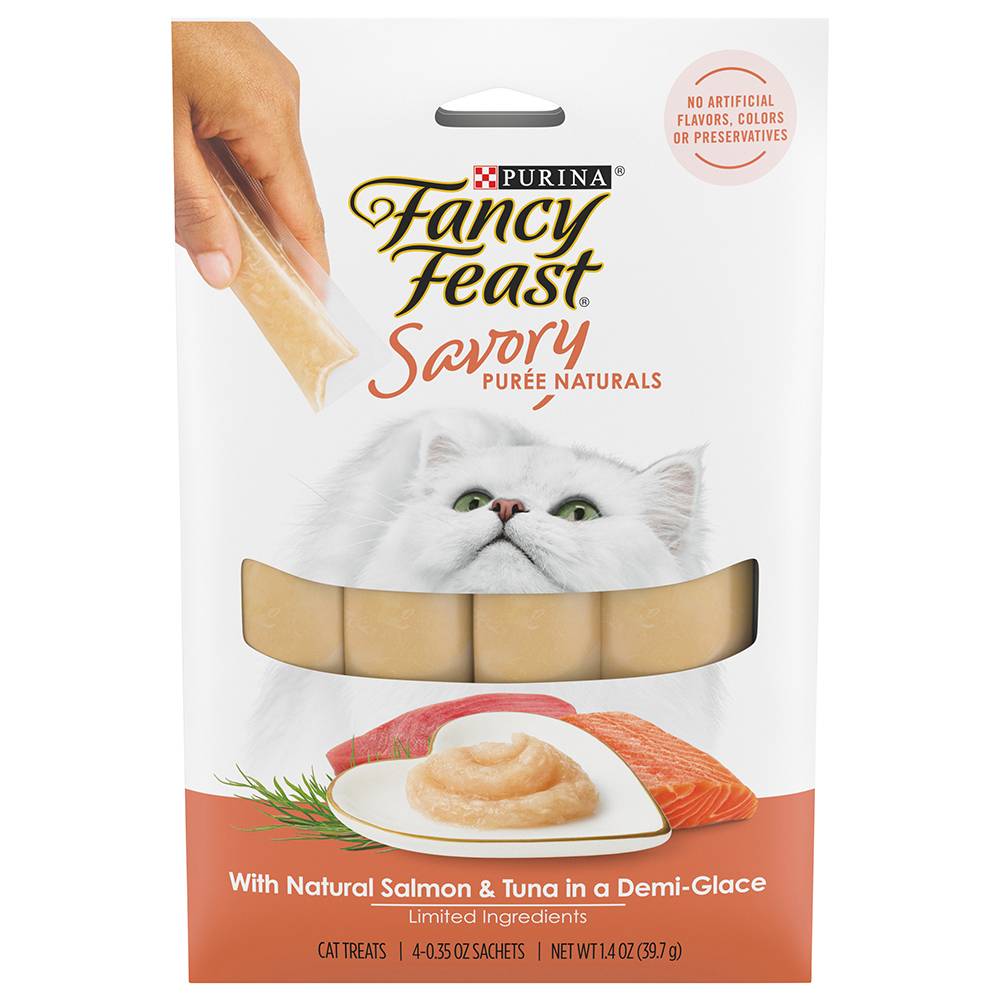 Purina Fancy Feast Savory Demi-Glace Cat Treats (salmon-tuna)