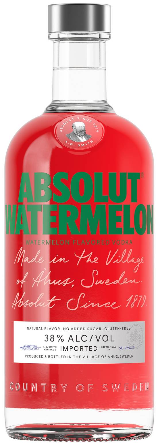 Absolut Watermelon Vodka (750 ml)