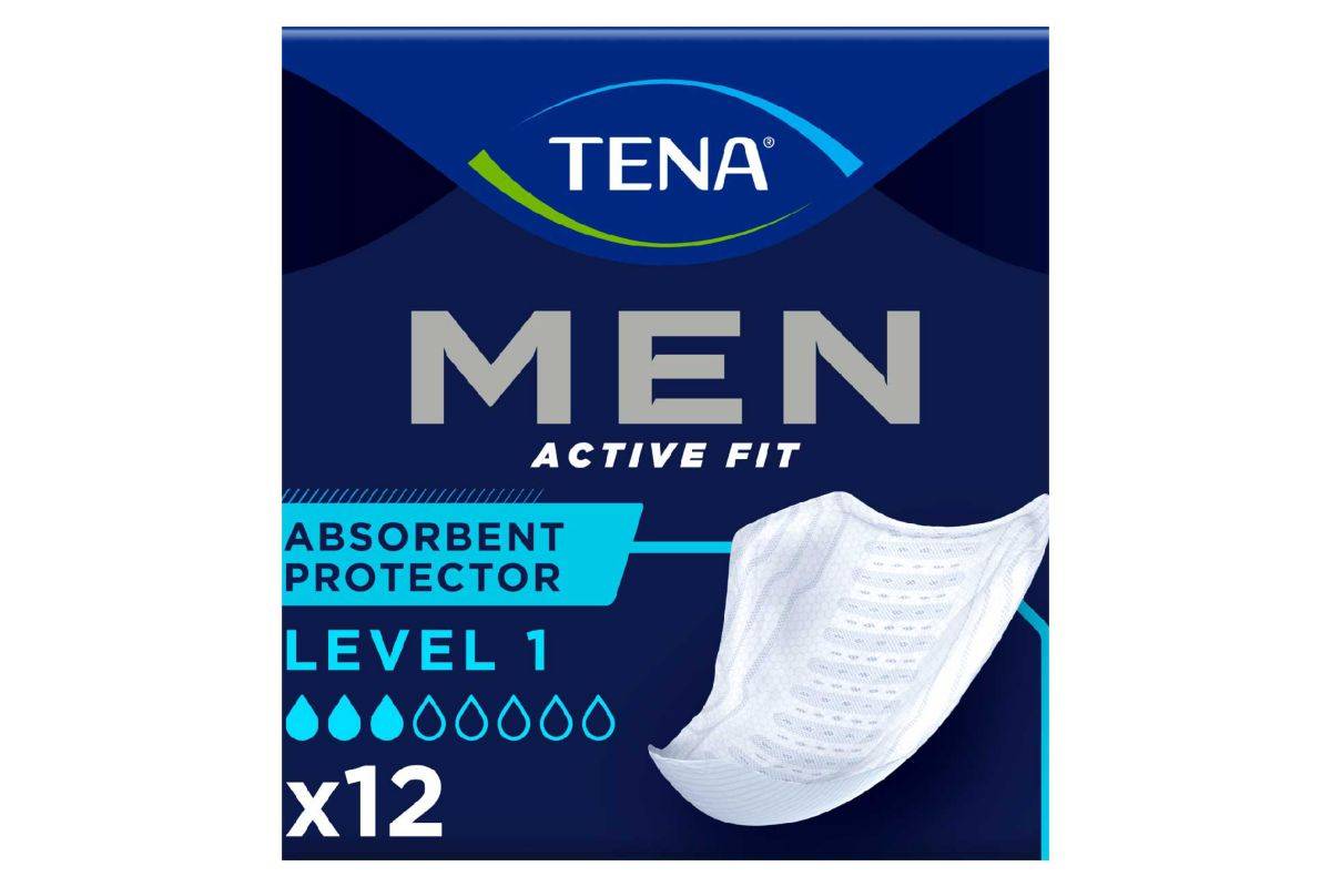 TENA Men Level 1 Incontinence Absorbent Protector - 12 pack