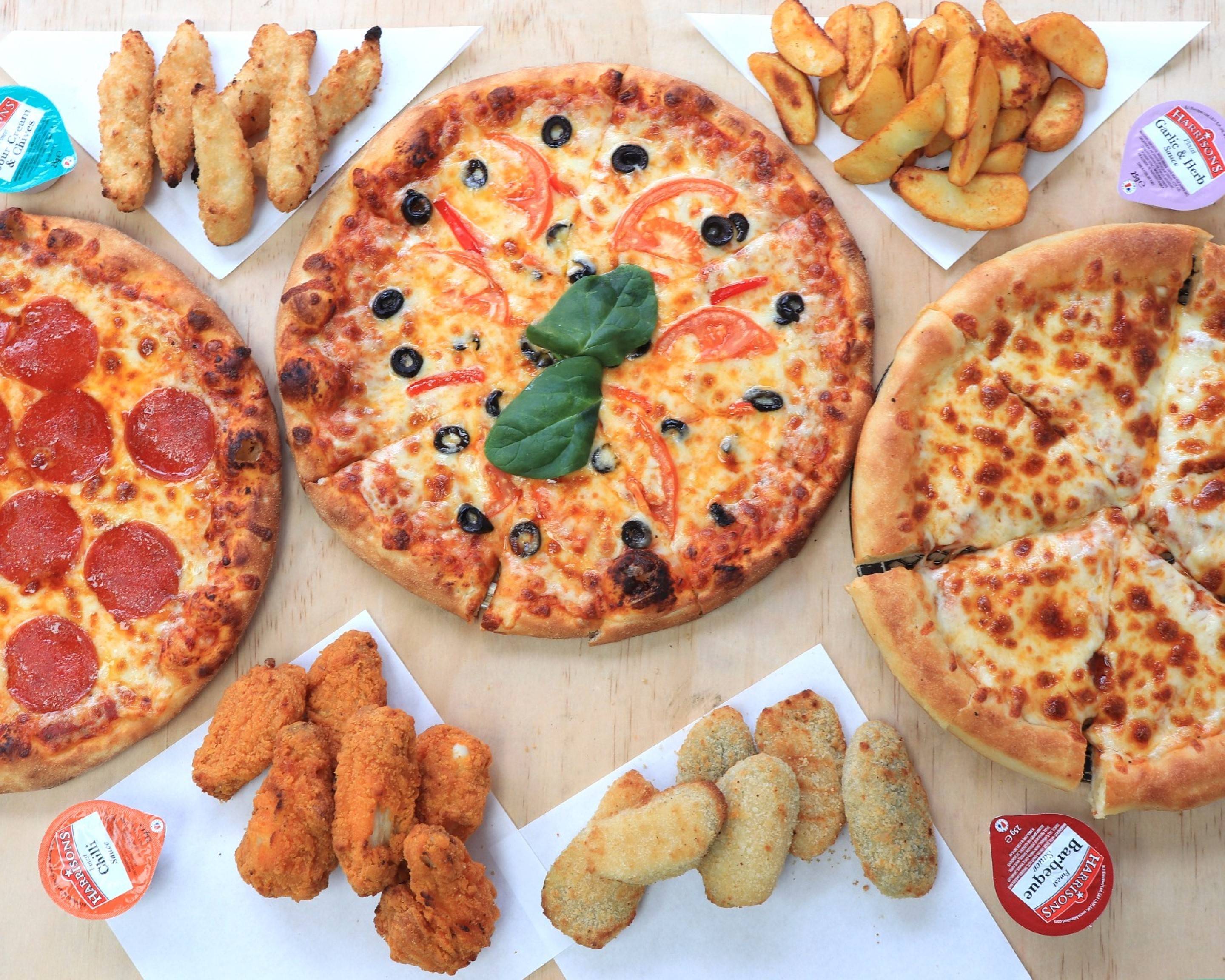 Pizza pronto menu sales