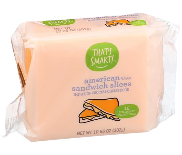 That's Smart! American Sandwich Cheese Slices (10.66 oz, 16 ct)