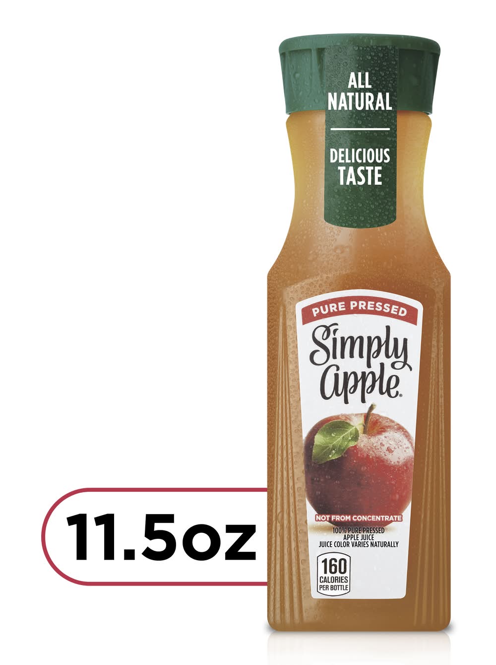 Simply Pure Pressed Juice, Apple (11.5 fl oz)