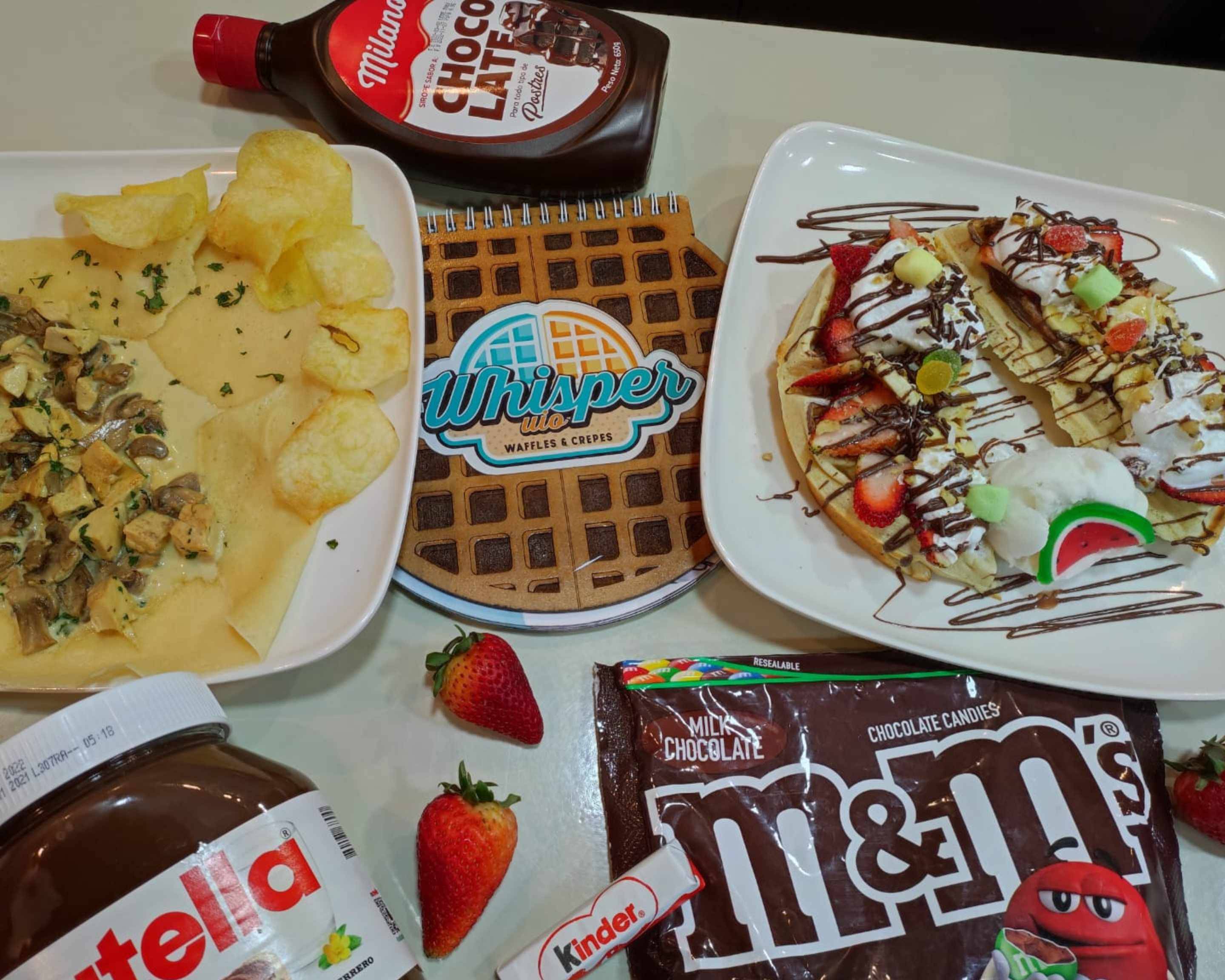 Whisper Crepes y Waffles (Los Chillos) a domicilio en Alangasí Menú y