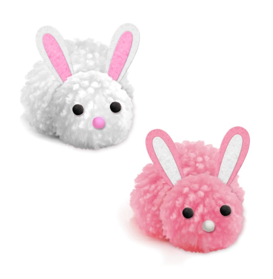 Seasonal Collection DIY Easter Yarn Craft Kit, Assorted Colors, 3-pc Pack.