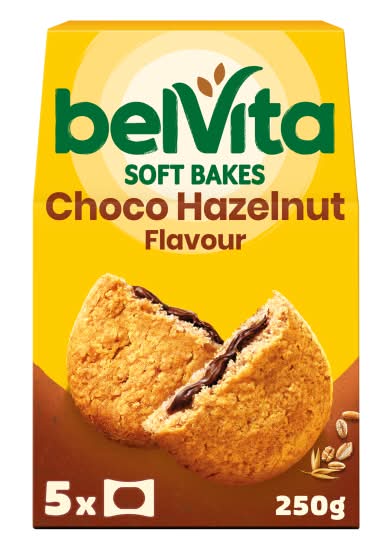 belVita Choco Hazelnut, Soft Bakes (5 pack)