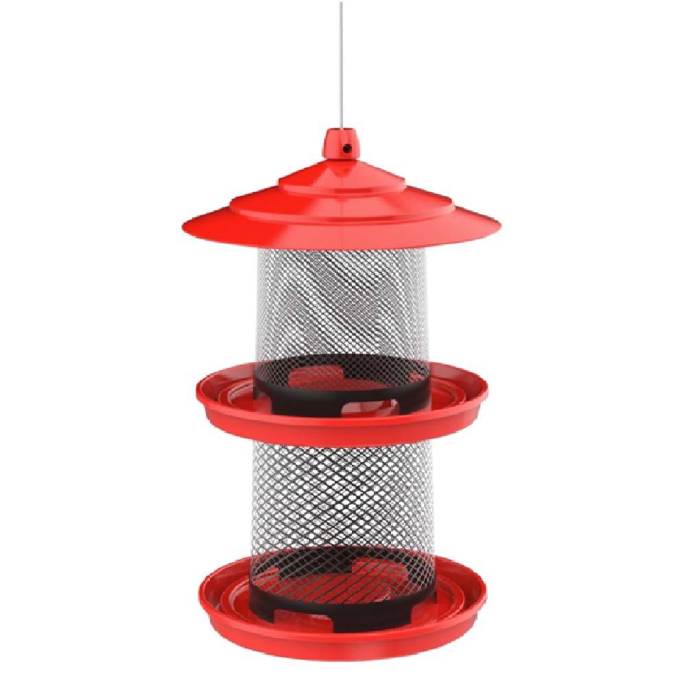 Style Selections Steel Hanging Tube Bird Feeder- 1.3-lb | BRD-525542