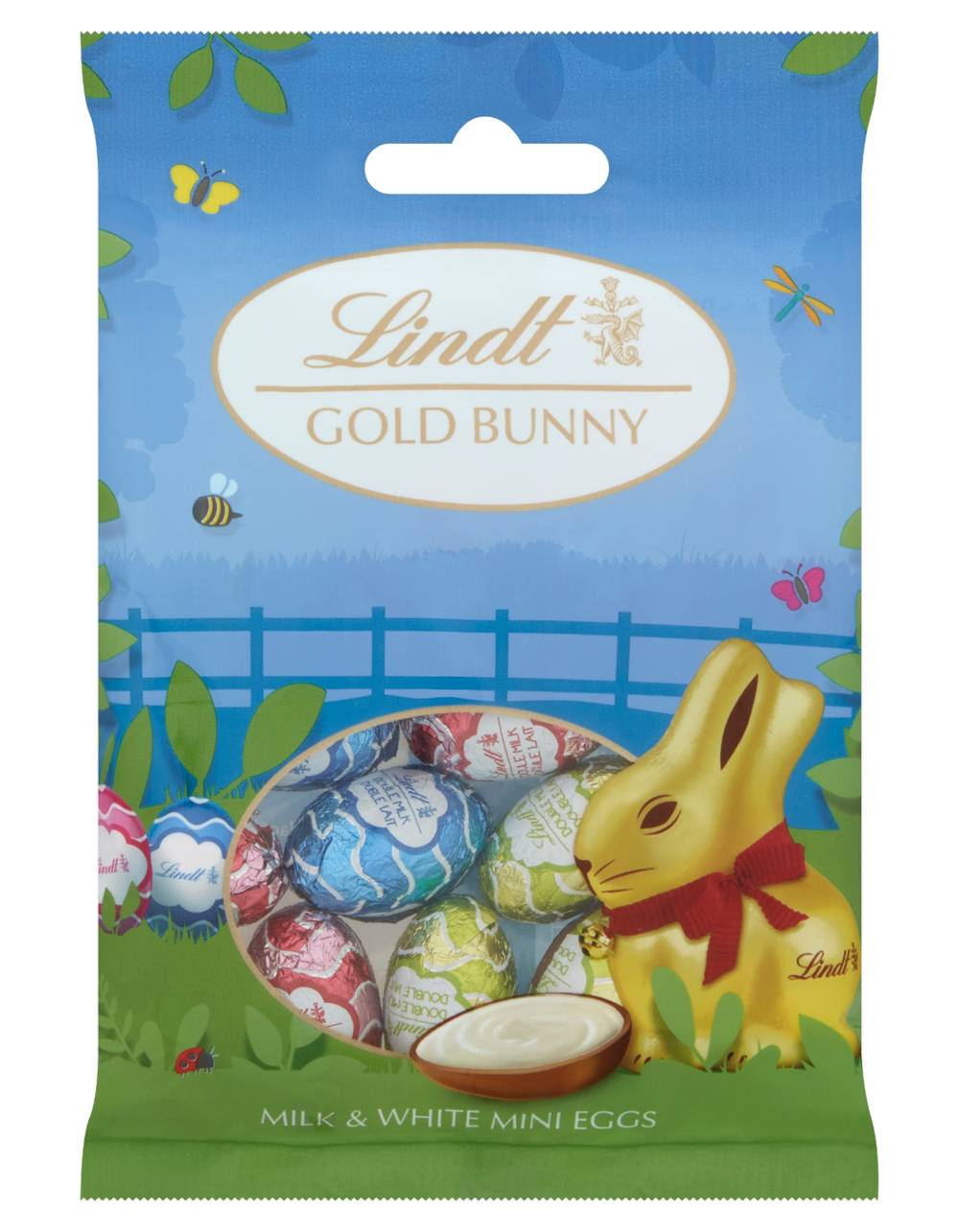 Lindt Mini Eggs Milk & White 80G