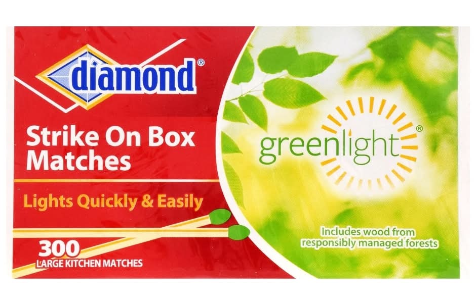 Diamond Strike on Box Matches, Large (300 ct)
