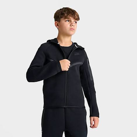 Boys' Big Kids' Nike Sportswear Tech Fleece Full-Zip Hoodie (Large)