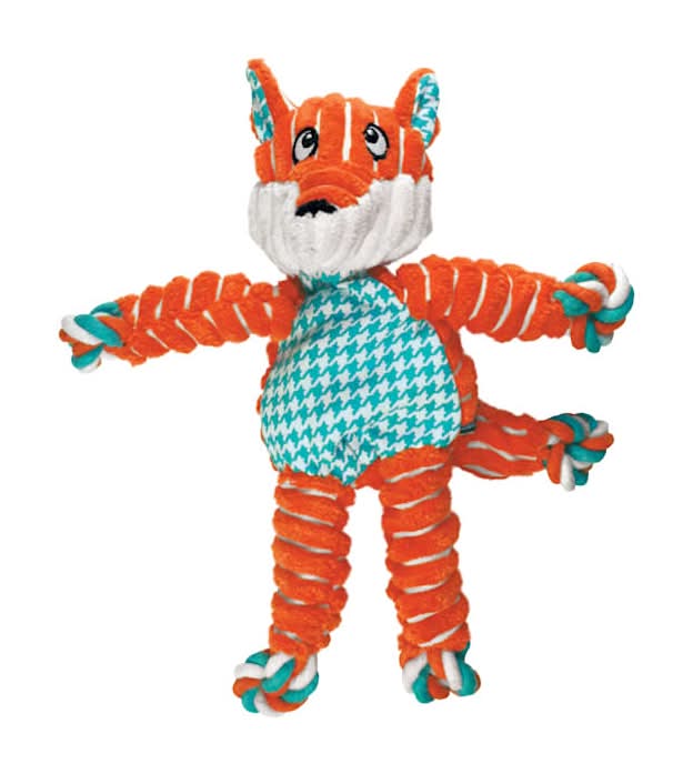 KONG Floppy Knots Fox Dog Toy, Medium/Large