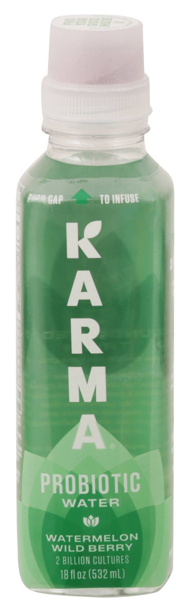Karma Probiotic Water, Watermelon - Wild Berry (18 fl oz)