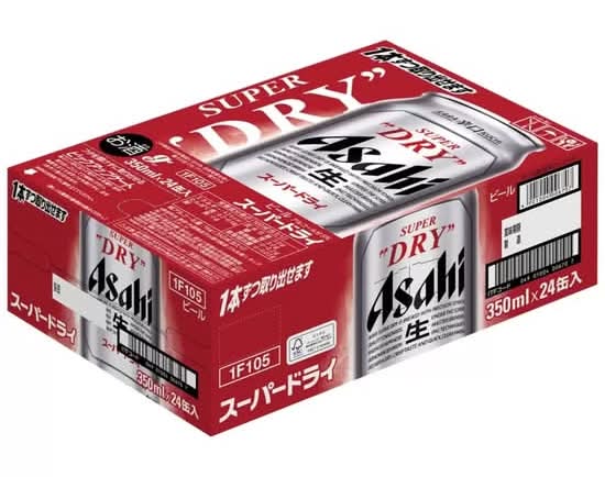 アサヒ スーパードライ 350mlｘ24缶