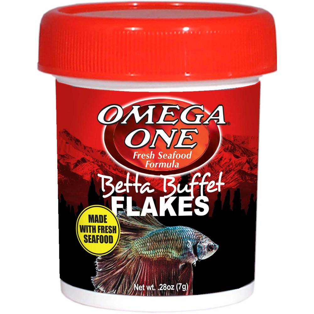 Omega One Betta Buffet Flakes Fish Food